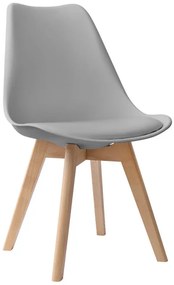 Jedálenská stolička NANTES sivá