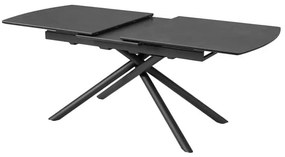 Rozkladací keramický jedálenský stôl Mairead 180-230 cm grafit