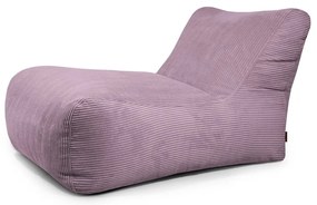 Fialový menčestrový sedací vak Lounge 100 – SLOWDOWN