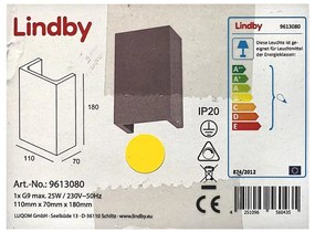 Lindby Lindby - Nástenné svietidlo SMIRA  1xG9/25W/230V LW0225