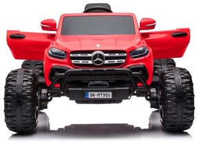 LEAN CARS ELEKTRICKÉ AUTÍČKO MERCEDES  DK-MT950 4x4  - ČERVENÉ - MOTOR 4x45W - BATÉRIA - 2x12V7Ah- 2022