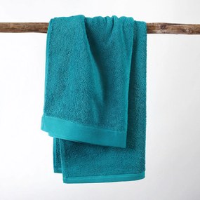 Goldea modalový uterák/osuška s prírodným vláknom - azúrový 30 x 50 cm