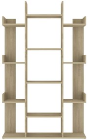 Knižnica, dub sonoma 86x25,5x140 cm, kompozitné drevo