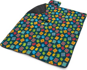 Sablio Plážová deka ABC: 200x140 cm