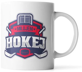 Sablio Hrnek Miluju hokej - 200 ml - espresso