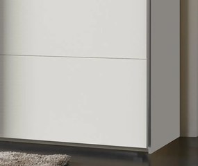 Šatníková skriňa Bern, šírka 313 cm/extra výška 236 cm, biela