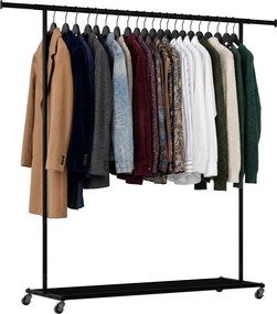Stojan na oblečenie Bernis XL - čierna