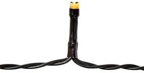 Nedis CLBO192 - LED Vianočná reťaz 192xLED/7 funkcií/3xAA 14,9m IP44 teplá biela