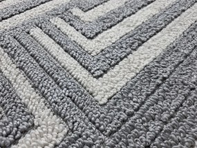 DC Koberec Milano 011 sivá krémová Rozmer: 80×200 cm