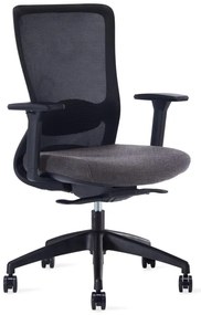 SETULO Kancelárska stolička SUBRA čierna šedá