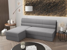 Rohová sedacia súprava Radiant L1 (sivá) (L). Akcia -21%. Vlastná spoľahlivá doprava až k Vám domov. 1062206