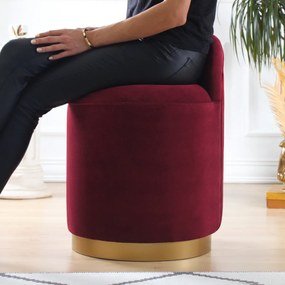 Taburetka Dover Claret Red