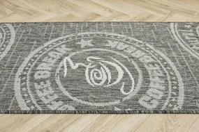 Koberec / Behúň FLEX 1907/P91 hnedý / sivý