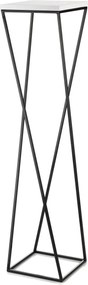 STOJAN NA KVETINÁČ LOFT7 100X24X24 CM ČIERNA/BIELA