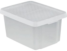 Curver Úložný box ESSENTIALS 16l s vekom priehľadný