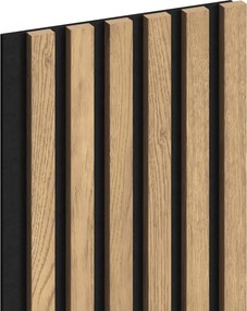 Mexen Lam-F, akustické stenové lamely 275 × 30 cm, plstený podklad 8 mm, technická dyha, borovica klasická, S105-275307-3015-012