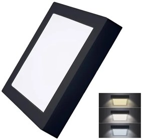 LED svetelný panel Solight čierna WD173-B