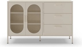 Krémová komoda 140x90 cm Diora – Marckeric