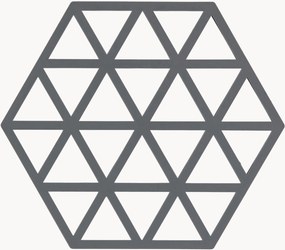 Silikónové podložky pod poháre Triangles, 6 ks