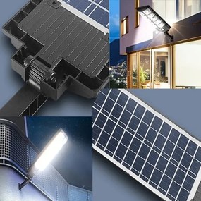 Solárna pouličná LED lampa 420 diód