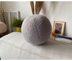 Dekoračný vankúš z materiálu buklé ø 20 cm Top – Mioli Decor