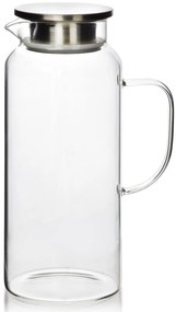 Skleněný džbánek s víkem CLARA 1,9 L transparentní