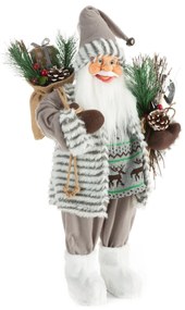 VIANOČNÁ FIGÚRKA SANTA 60 CM BIELA