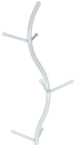 Kovový vešiak 80003-09 WT Bork biela mat, 181 cm