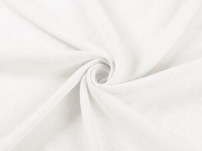 Biante Ľanový behúň na stôl LEN-011 Biely 45x180 cm