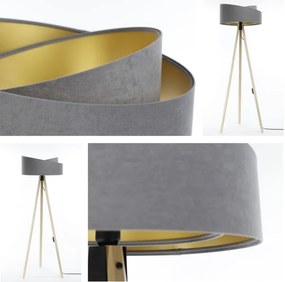 Stojacia lampa GALAXY 1xE27/60W/230V šedá/béžová