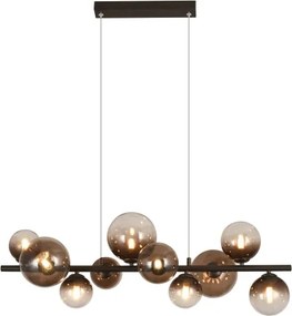 Brilagi - LED luster na lanku MILLA 10xG9/3W/230V hnedá/dymová hnedá