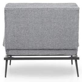 Rozkladacie kreslo SPEAKY sivé