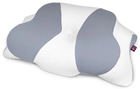 CONNECT IT CFH-6032-WH - Anatomický vankúš Gemini bielo-sivý