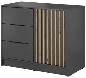 Komoda Nelly 2D Grafit/Artisan