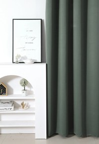 Záves OXFORD 140x270 cm, sivá zelená Zavesenie: Riasiaca páska
