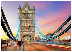 Sklenený obraz - Tower Bridge (70x50 cm)