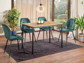 AKCIA Jedálenský stôl CITY 110x75 cm, dub artisan II. akosť