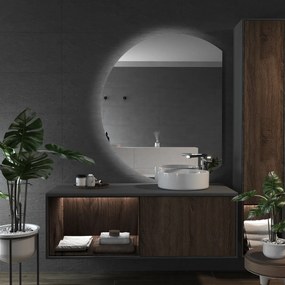 Okrúhle zrkadlo s LED svetlom E5