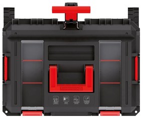 Kistenberg Kufor na náradie s transp. kolieskami X BLOCK LOG čierny 546x380x510