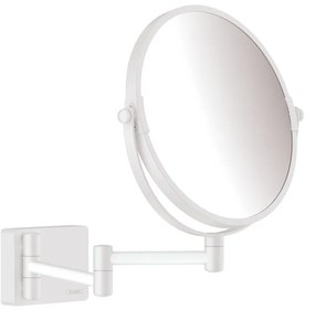 HANSGROHE AddStoris kozmetické zväčšovacie zrkadlo (1-násobné, 3-násobné zväčšenie), matná biela, 41791700