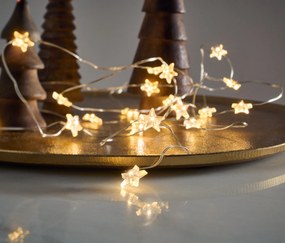 Svetelná reťaz s mikro LED, hviezdy