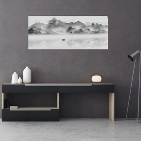 Obraz - Japonské jazero (120x50 cm)