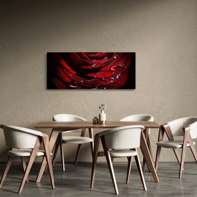 Obraz - Detail ruže (120x50 cm)
