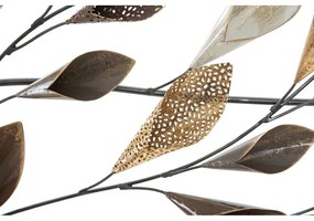 Bielo-hnedá nástenná dekorácia Mauro Ferretti Ramo, šírka 115,5 cm