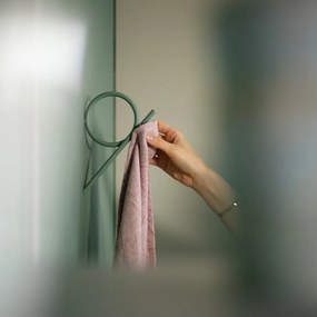 Zeleno-sivý kovový nástenný vešiak Tuba – Spinder Design