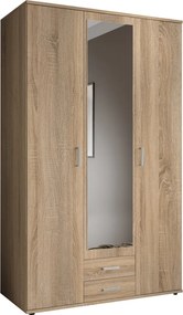 Šatníková skriňa Karl, dub sonoma