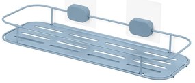 Svetlomodrá samodržiaca kovová kúpeľňová polička Grena – Compactor