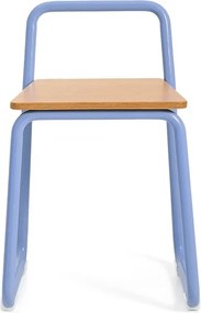 Modrá kovová detská stolička Tinn – Kave Home