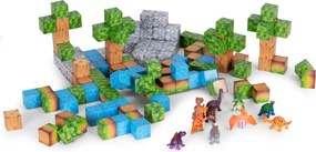 Magnetická stavebnice 142 ks DINO WORLD vícebarevná