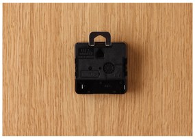 ATMOWOOD dubové numerické hodiny 34 cm - biele ručičky